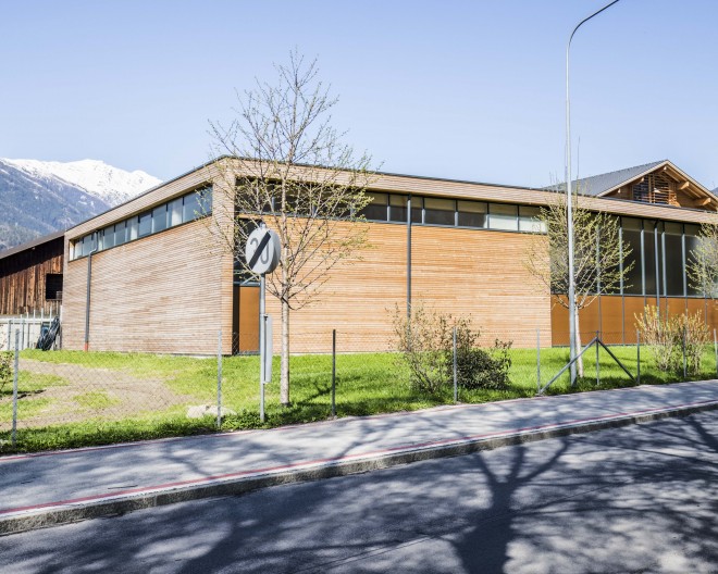 Landwirtschaftliche Lehranstalt Lienz, Neubau Maschinenhalle